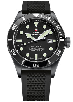Швейцарские наручные  мужские часы Swiss Military SMA34075.05. Коллекция Diver