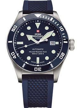 Швейцарские наручные  мужские часы Swiss Military SMA34075.07. Коллекция Diver