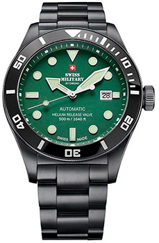 Швейцарские наручные  мужские часы Swiss Military SMA34075.08. Коллекция Diver