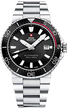 Швейцарские наручные  мужские часы Swiss Military SMA34086.01. Коллекция Automatic Dive