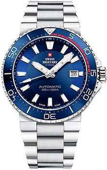 Швейцарские наручные  мужские часы Swiss Military SMA34086.02. Коллекция Automatic Dive