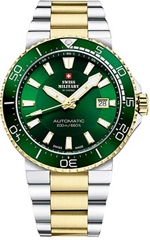Швейцарские наручные  мужские часы Swiss Military SMA34086.04. Коллекция Automatic Dive