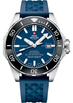 Швейцарские наручные  мужские часы Swiss Military SMA34092.05. Коллекция Diver 1000m