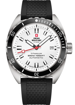 Швейцарские наручные  мужские часы Swiss Military SMA34100.08. Коллекция Titanium 300