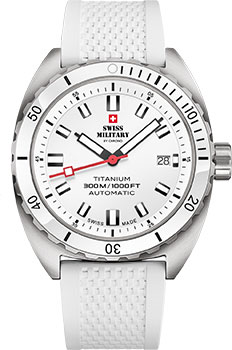 Швейцарские наручные  мужские часы Swiss Military SMA34100.12. Коллекция Titanium 300