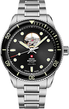 Швейцарские наручные мужские часы Swiss Military SMA34106.11. Коллекция Automatic Dive
Швейцарские наручные мужские часы Swiss Military SMA34106.11. Коллекция Automatic Dive