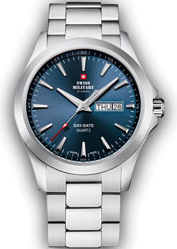 Швейцарские наручные  мужские часы Swiss Military SMP36040.24. Коллекция Day Date