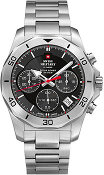Швейцарские наручные  мужские часы Swiss Military SMS34072.01. Коллекция Solar Power