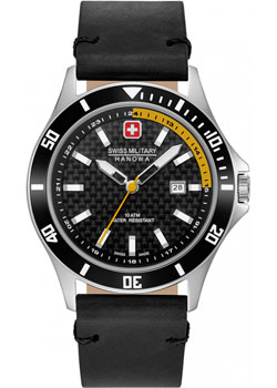 Швейцарские наручные  мужские часы Swiss military hanowa 06-4161.2.04.007.20. Коллекция Flagship Raser