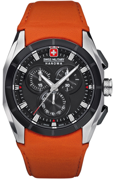  Швейцарские наручные мужские часы Swiss military hanowa 06-4191.33.007.79. Коллекция Tell - Swiss military hanowaКварцевый хронограф с секундомером. Индикация числа. Стрелки и метки с покрытием Superluminova C1. Кожаный ремешок. Диаметр корпуса 42 мм.><br>