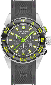 Швейцарские наручные  мужские часы Swiss military hanowa 06-4324.04.009. Коллекция Scuba Diver Chrono