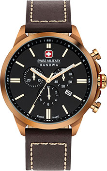 Швейцарские наручные  мужские часы Swiss military hanowa 06-4332.02.007. Коллекция Chrono Classic II