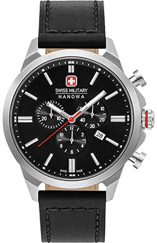 Швейцарские наручные  мужские часы Swiss military hanowa 06-4332.04.007. Коллекция Chrono Classic II