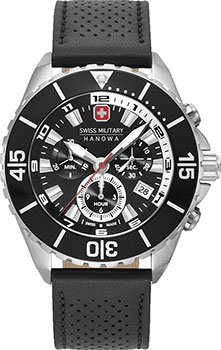 Швейцарские наручные  мужские часы Swiss military hanowa 06-4341.04.007. Коллекция Ambassador Chrono