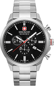 Швейцарские наручные  мужские часы Swiss military hanowa 06-5332.04.007. Коллекция Chrono Classic II