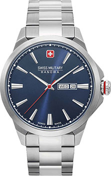 Швейцарские наручные  мужские часы Swiss military hanowa 06-5346.04.003. Коллекция Day Date Classic