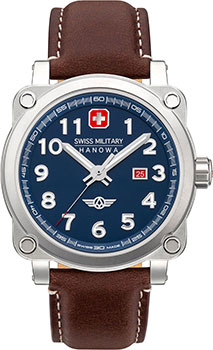 Швейцарские наручные  мужские часы Swiss military hanowa SMWGB2101301. Коллекция Aerograph Night Vision