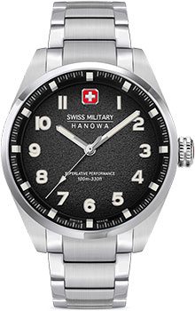 Швейцарские наручные  мужские часы Swiss military hanowa SMWGG0001503. Коллекция Greyhound