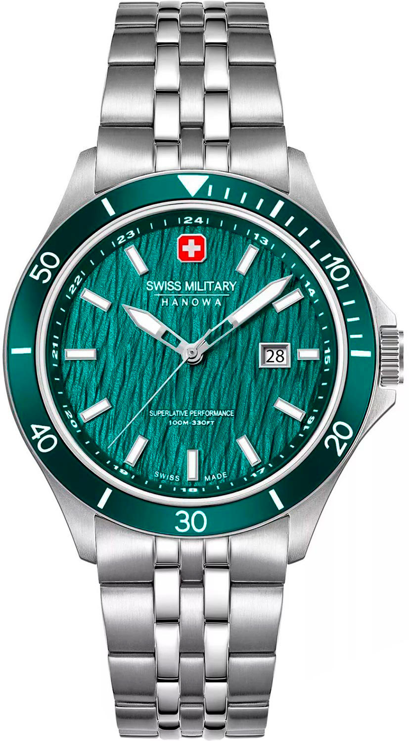 Швейцарские наручные мужские часы Swiss military hanowa SMWGH0006704. Коллекция Flagship