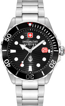 Швейцарские наручные  мужские часы Swiss military hanowa SMWGH2200301. Коллекция Offshore Diver II