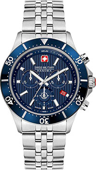 Швейцарские наручные  мужские часы Swiss military hanowa SMWGI2100703. Коллекция Flagship X Chrono