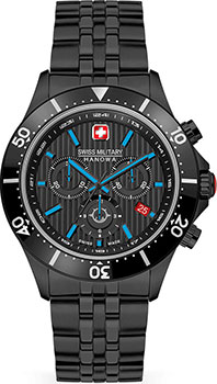 Швейцарские наручные  мужские часы Swiss military hanowa SMWGI2100730. Коллекция Flagship X Chrono