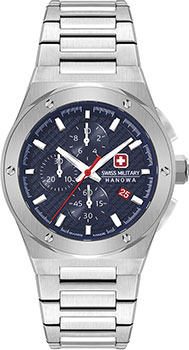 Швейцарские наручные  мужские часы Swiss military hanowa SMWGI2101702. Коллекция Sidewinder Chrono