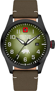 Швейцарские наручные  мужские часы Swiss military hanowa SMWGN2102330. Коллекция Bushmaster