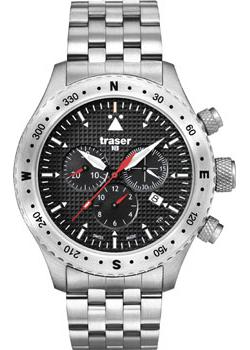 Купить Мужские наручные часы Traser Aviator Jungmann - сталь (100369). Женские наручные часы Ingersoll IN2711WHMB