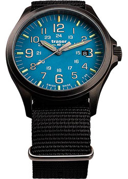 Швейцарские наручные  мужские часы Traser TR.108647. Коллекция Officer Pro