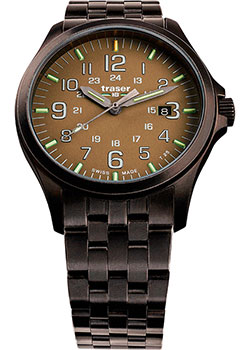 Швейцарские наручные  мужские часы Traser TR.108738. Коллекция Officer Pro