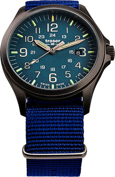 Швейцарские наручные  мужские часы Traser TR.108745. Коллекция Officer Pro