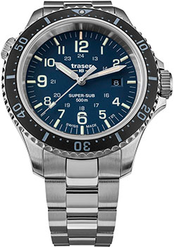 Швейцарские наручные  мужские часы Traser TR.109373. Коллекция Diver