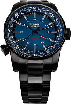 Швейцарские наручные  мужские часы Traser TR.109524. Коллекция Pathfinder