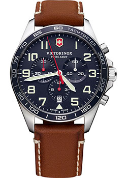 Швейцарские наручные  мужские часы Victorinox Swiss Army 241854. Коллекция Fieldforce Chrono