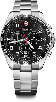 Швейцарские наручные  мужские часы Victorinox Swiss Army 241899. Коллекция Fieldforce Chrono
