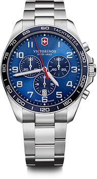Швейцарские наручные  мужские часы Victorinox Swiss Army 241901. Коллекция Fieldforce Chrono