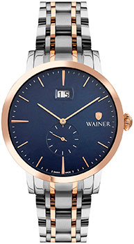 Швейцарские наручные  мужские часы Wainer WA.01881B. Коллекция Classic