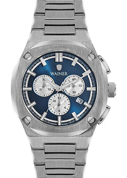 Швейцарские наручные  мужские часы Wainer WA.10000A. Коллекция Wall Street