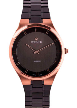 Швейцарские наручные  мужские часы Wainer WA.11084B. Коллекция Bach