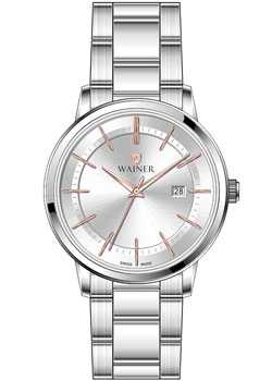 Швейцарские наручные  мужские часы Wainer WA.11180B. Коллекция Classic
