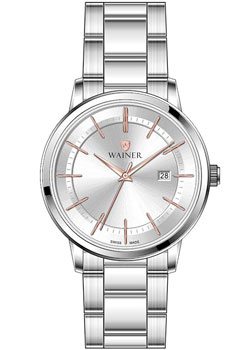 Швейцарские наручные  мужские часы Wainer WA.11180B. Коллекция Classic