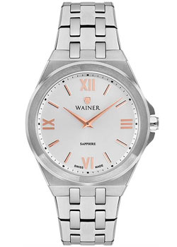 Швейцарские наручные  мужские часы Wainer WA.11599B. Коллекция Bach