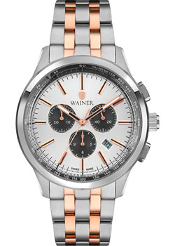 Швейцарские наручные  мужские часы Wainer WA.12320B. Коллекция Classic