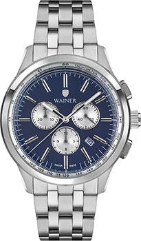 Швейцарские наручные  мужские часы Wainer WA.12320D. Коллекция Classic