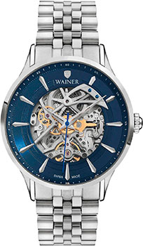Швейцарские наручные  мужские часы Wainer WA.25705B. Коллекция Automatic