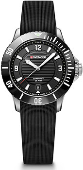 Швейцарские наручные  женские часы Wenger 01.0621.110. Коллекция Seaforce