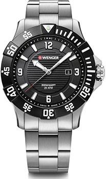 Швейцарские наручные  мужские часы Wenger 01.0641.131. Коллекция Seaforce