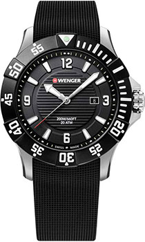 Швейцарские наручные  мужские часы Wenger 01.0641.132. Коллекция Seaforce Sport