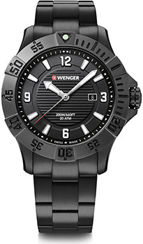 Швейцарские наручные  мужские часы Wenger 01.0641.135. Коллекция Seaforce
